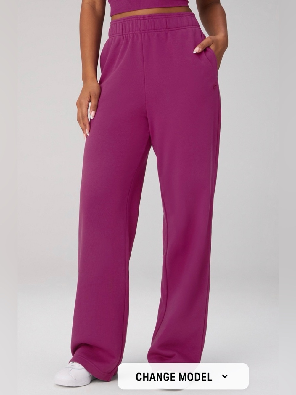 Women’s Fabletics Year Round Terry Wide Leg Pant